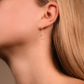 Yellow Gold “Imaginary Circles” Earrings