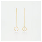 Pendientes "Círculos Imaginarios" Oro Amarillo