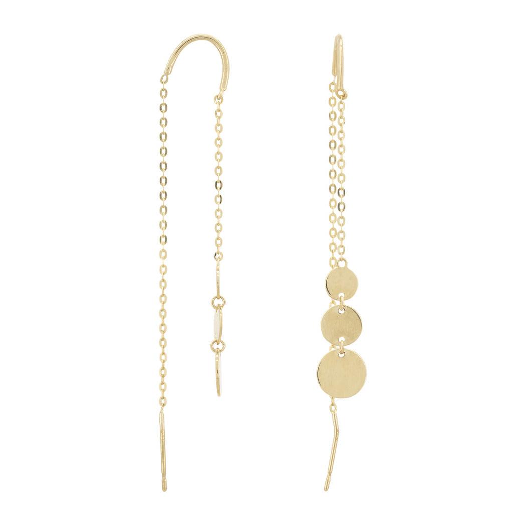 Pendientes "Jolie Tombée" Oro Amarillo