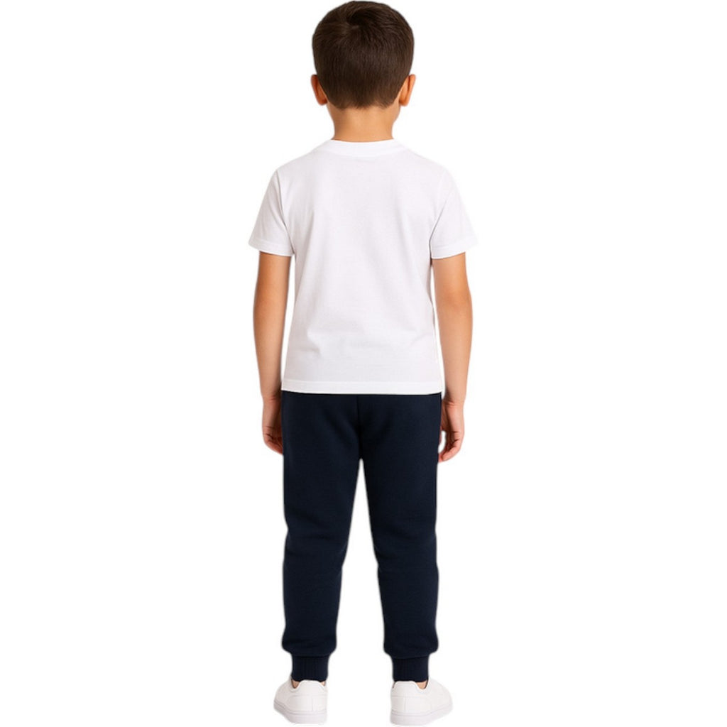 Pack of 2 Ellesse Boys' T-Shirts and Jogging Pants - Navy/White