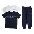 Pack of 2 Ellesse Boys' T-Shirts and Jogging Pants - Navy/White