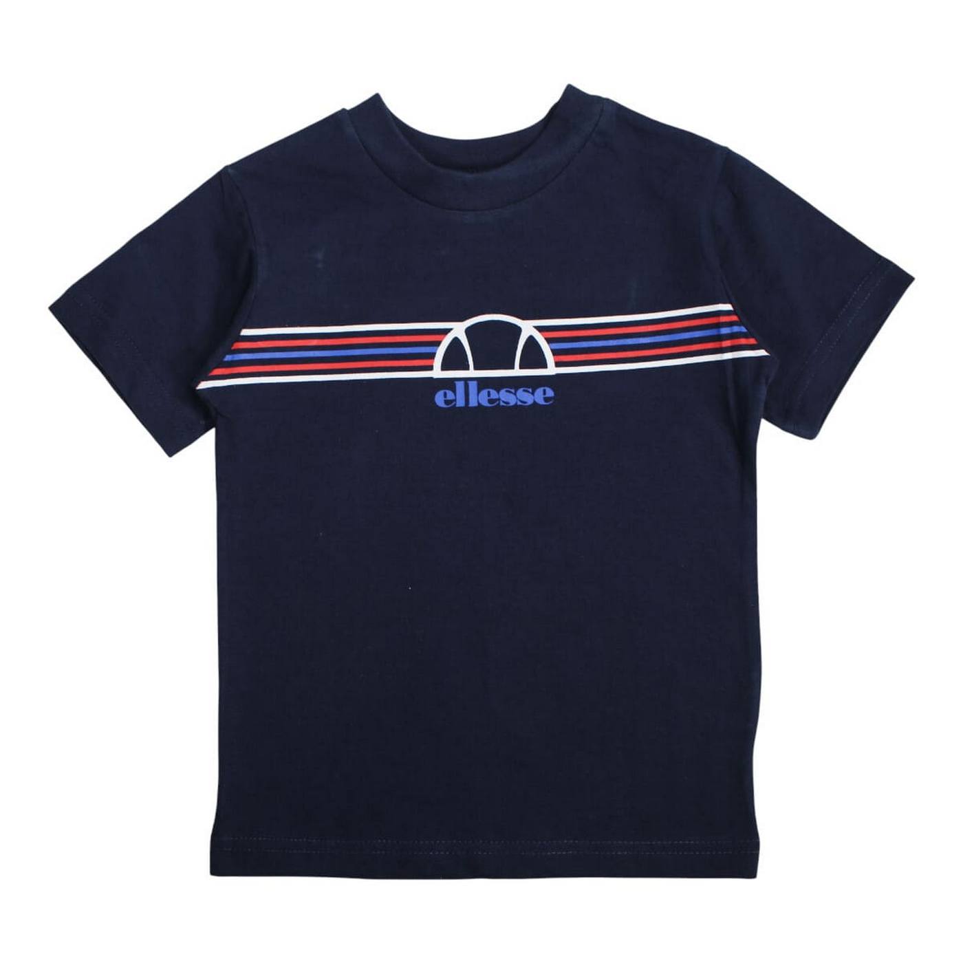 Pack of 2 Ellesse Boys' T-Shirts and Jogging Pants - Navy/White