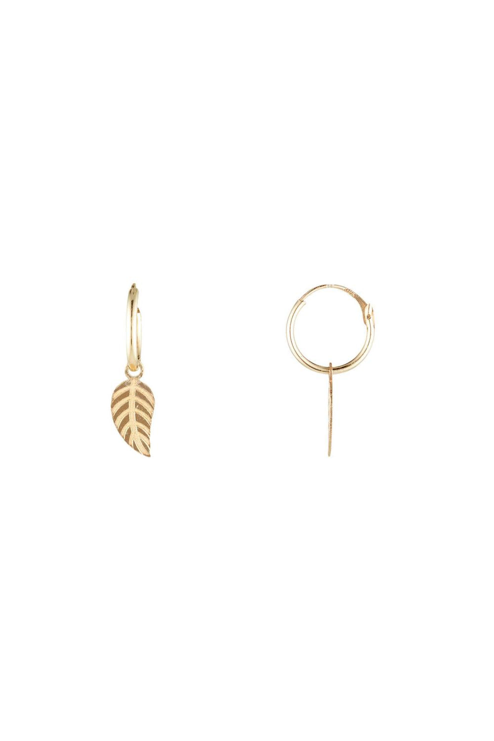 “Golden Foliage” Earrings 375/1000 Yellow Gold