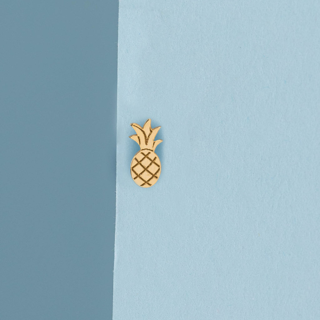 Bijou De Cartilage Unitaire "Ananas" - Or Jaune