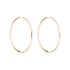 Pendientes "Aro Dorado" - 50 Mm Oro Amarillo 375/1000