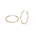 Boucles D'Oreilles "Sublimes Créoles"  20 Mm Or Jaune 375/1000