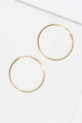 Ohrringe "Créoles Twistées 20 Mm" 375er Gelbgold