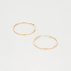 Boucles D'Oreilles "Créoles Twistées 20 Mm" Or Jaune 375/1000