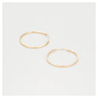 Boucles D'Oreilles "Créoles Twistées 20 Mm" Or Jaune 375/1000
