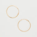Boucles D'Oreilles "Créoles Twistées 20 Mm" Or Jaune 375/1000