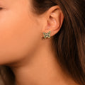 “Butterfly Lovers” Earrings 375/1000 Yellow Gold