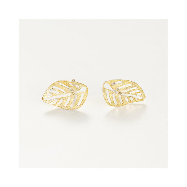 “Sous Le Vent” Earrings 375/1000 Yellow Gold