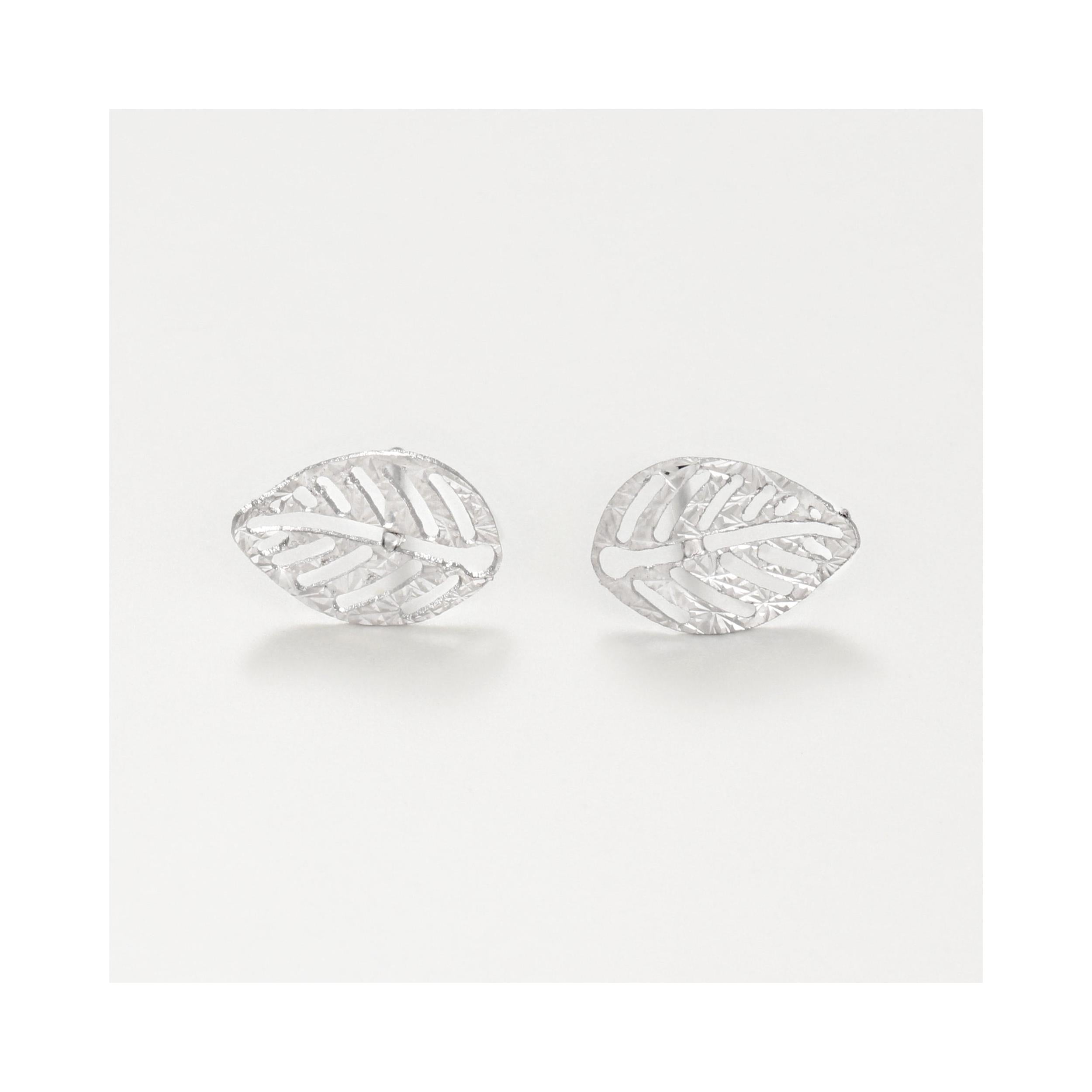 “Sous Le Vent” Earrings 375/1000 White Gold