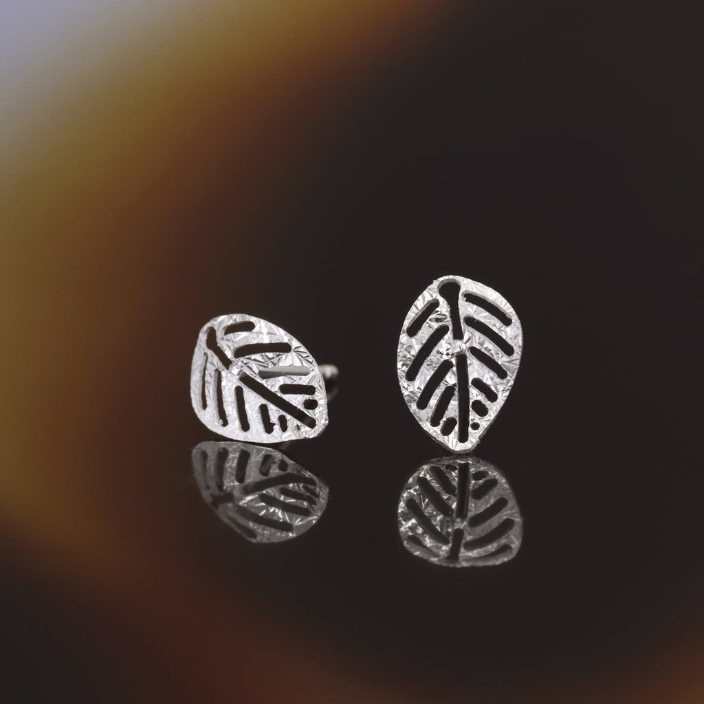 Pendientes “Sous Le Vent” Oro blanco 375/1000