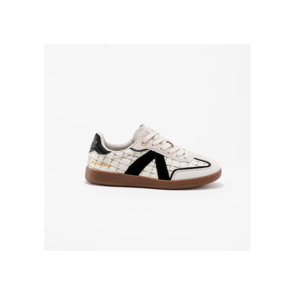 Elite Classic Black-Grey-Tweed Sneakers