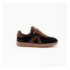 Zapatillas Elite Classic Negro-Marrón-Sherpa