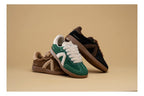 Zapatillas Elite Classic Negro-Marrón-Sherpa