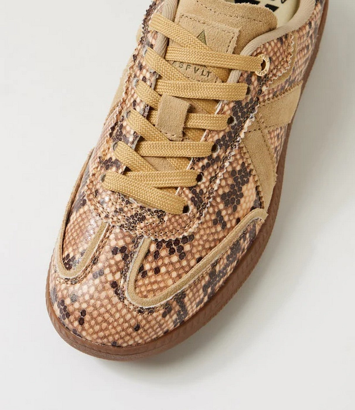 Zapatillas Elite Classic - Serpiente Beige/Azul