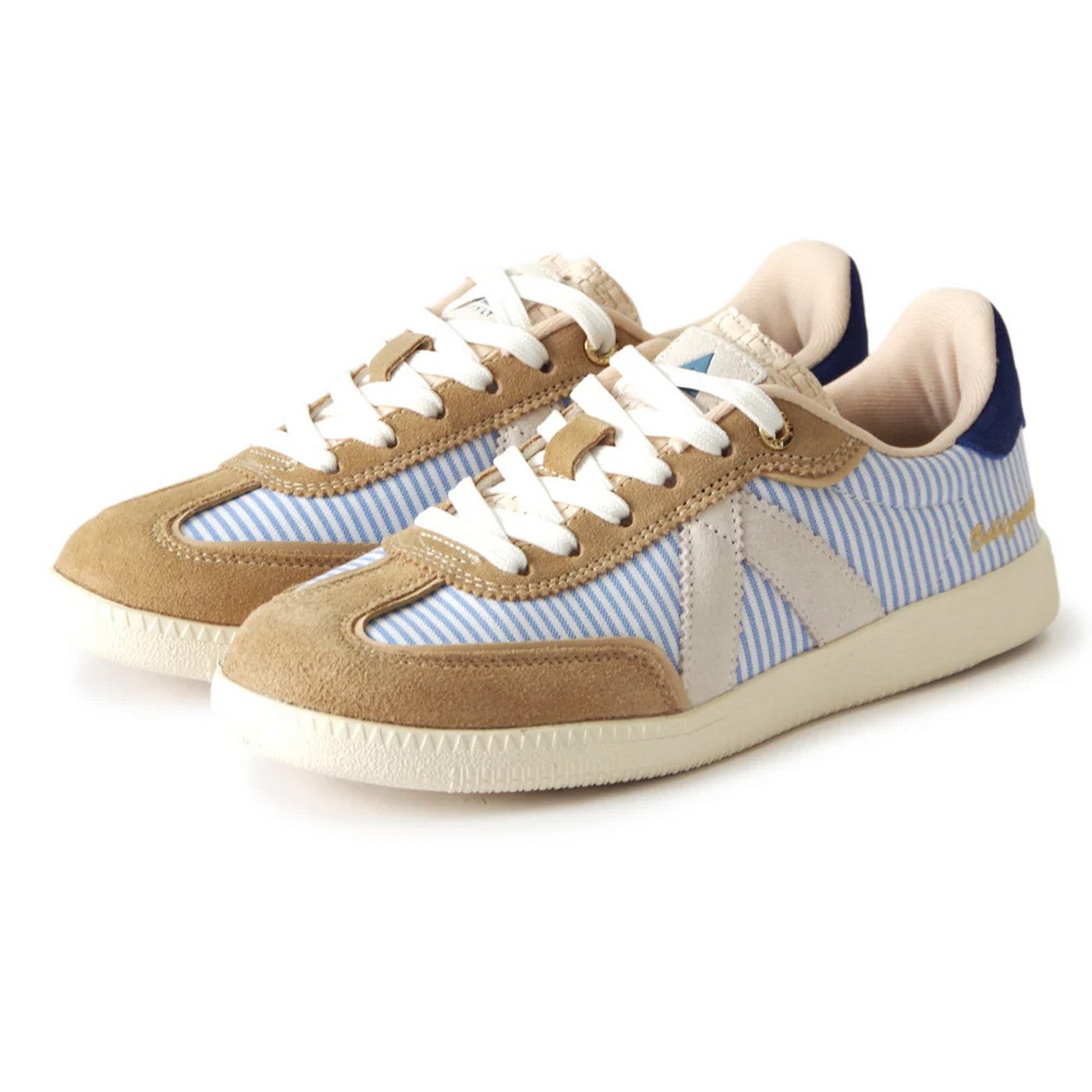 Elite Classic Sneakers - Blue Stripe/Sand
