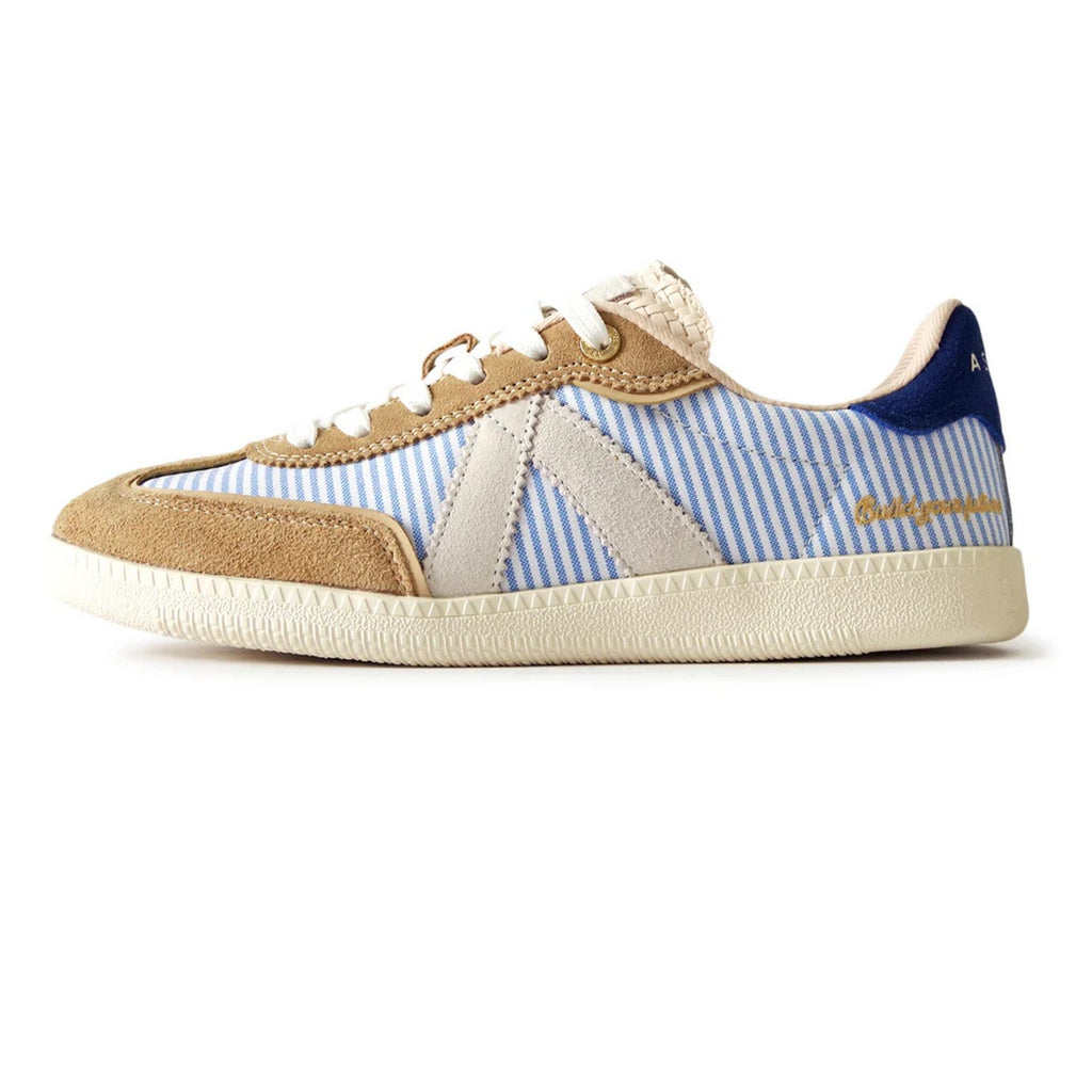 Elite Classic Sneakers - Blue Stripe/Sand