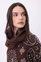 Scaldacollo Elio - Marrone Cioccolato - Unisex - 100% Cashmere