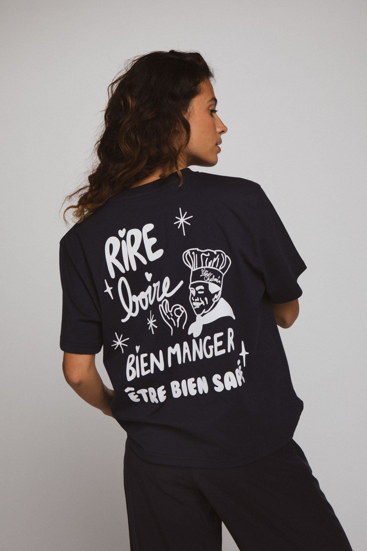 Pizza Yolo Navy T-Shirt