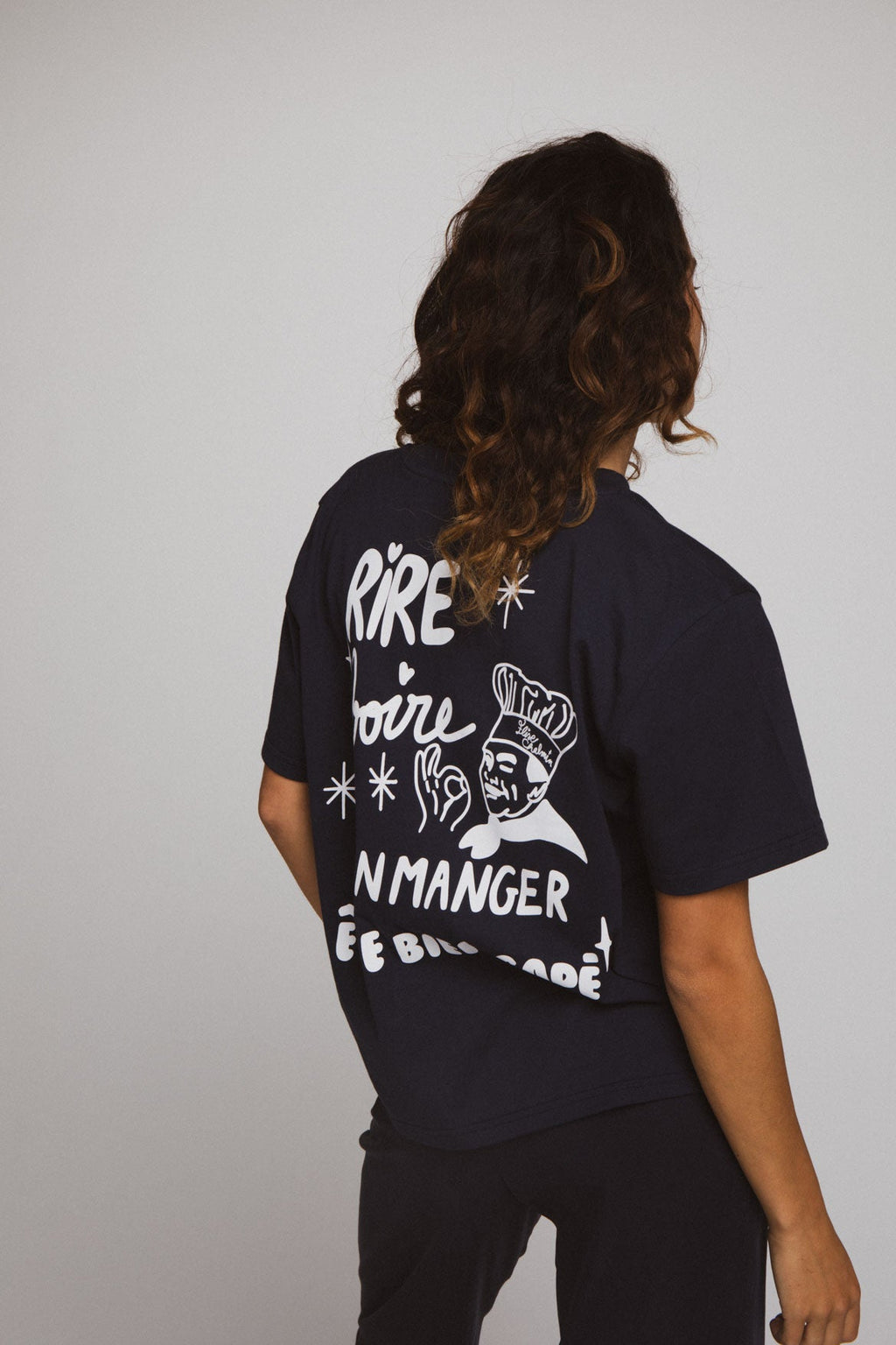 Pizza Yolo Navy T-Shirt