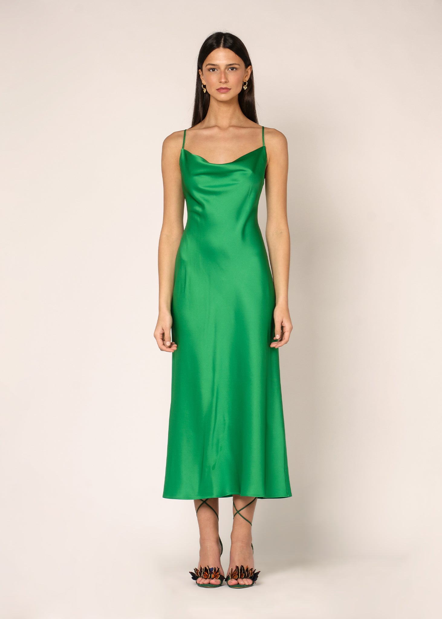 Vestido verde Elle