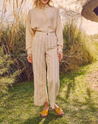Pantalon Wide Ellie Fancy - Crafted Striped - Femme