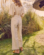 Pantalon Wide Ellie Fancy - Crafted Striped - Femme