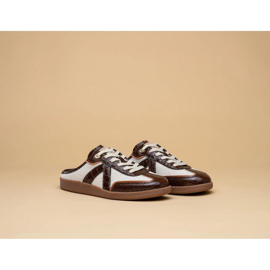 Zapatillas Elite Classic - Mule Croc Brown