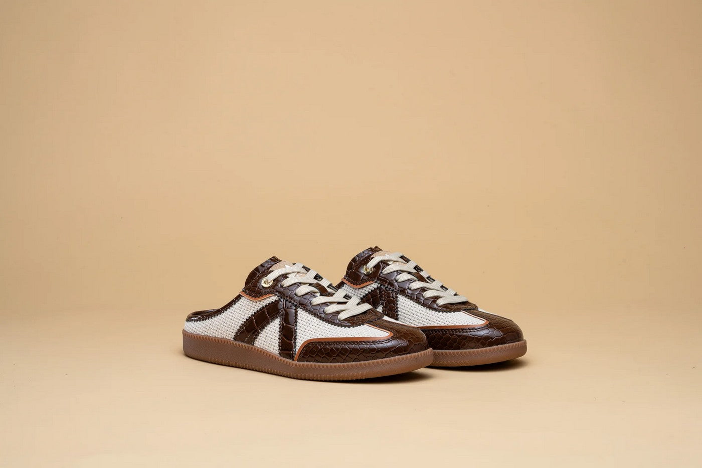 Zapatillas Elite Classic - Mule Croc Brown