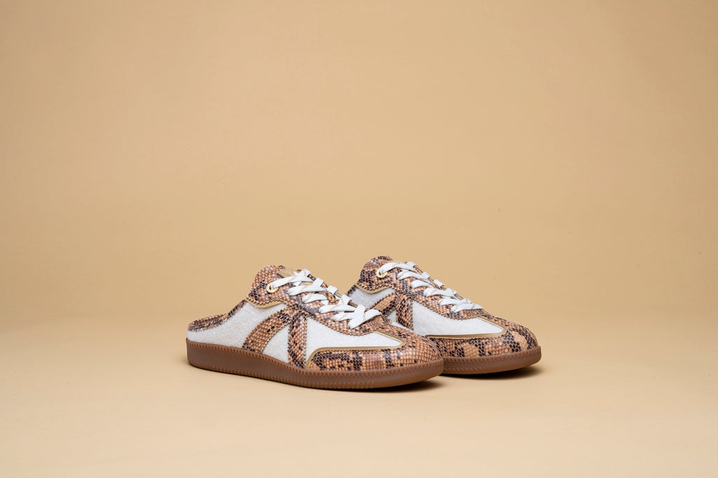Elite Classic Sneakers - Mule Croc Brown/Tan