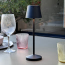 Emily - Lampe De Table Sans Fil - Acier - Noir