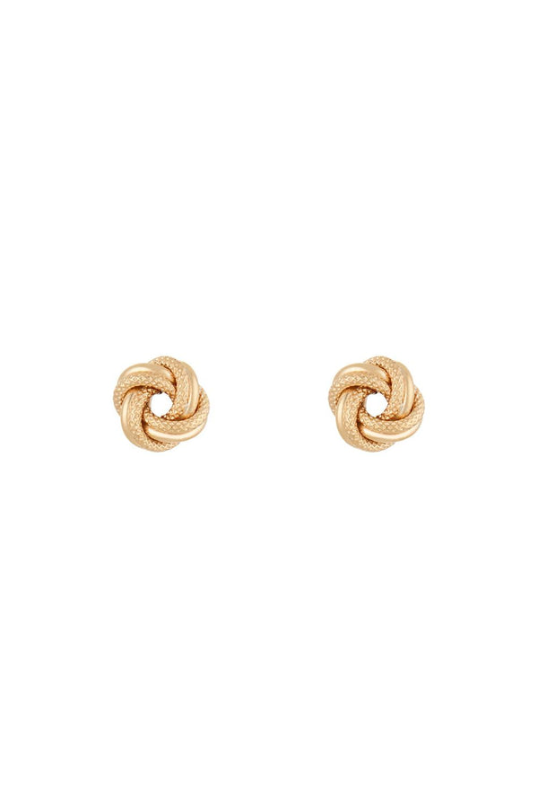 Pendientes Oro Amarillo 375/1000 “Nudo Torcido 8 Mm”