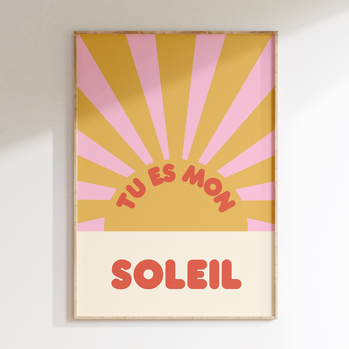 Kids Tu Es Mon Soleil - Rose