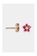“Mysterious Flower” Earrings D0.07/2 R1.30/10