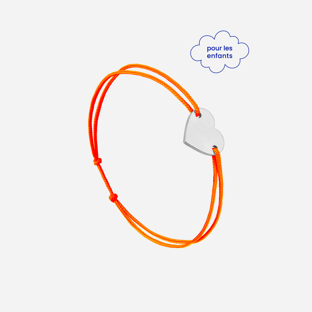Pulsera Corazón Naranja - Naranja