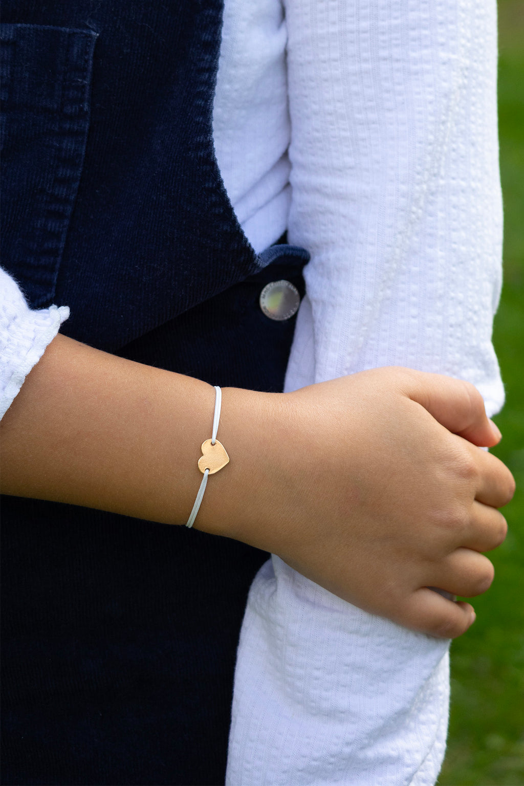 Pulsera Corazón Blanco - Blanco
