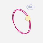 Bracelet Coeur Rose Fushia - Rose Fuchsia