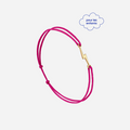 Fuchsia Pink Lightning Bolt Bracelet - Fuchsia Pink