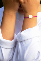 Bracelet Étoile Noir  - Noir