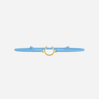 Bracelet Lettres Dorées Enfant - Bleu Ciel