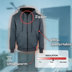 Sweat Chauffant Zippé