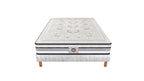 Chambourcy - Mattress + Box Spring Set - White/Black