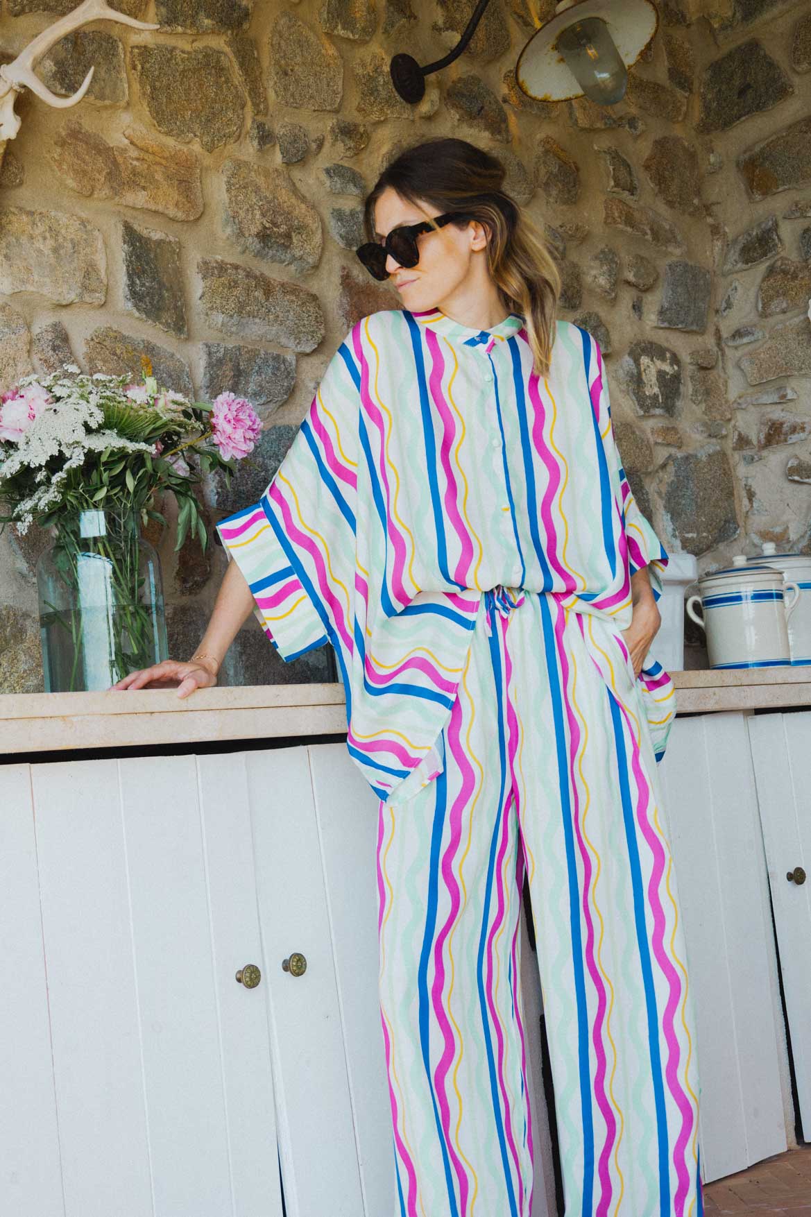 Théodore Rainbow Lines Pants