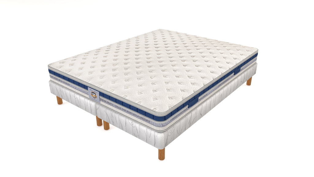 Villandry - Mattress + Box Spring Set - White/Grey