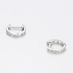 Boucles D'Oreilles "Anneau Pm" Diamants 0,06Ct/20