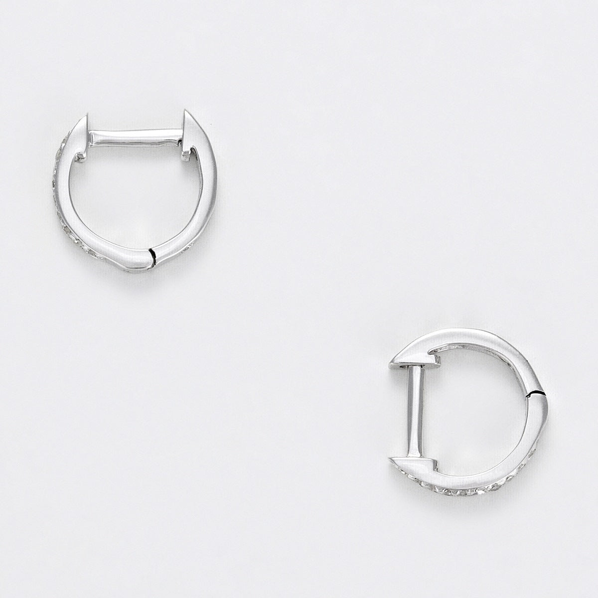 Boucles D'Oreilles "Anneau Pm" Diamants 0,06Ct/20