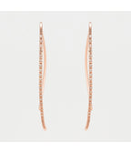 "Precious Vines" Earrings, Diamond 0.15/50 - 375/1000 Rose Gold